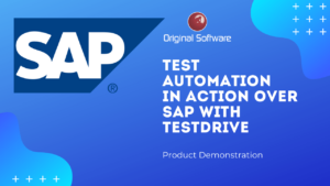 TestDrive test automation in action over SAP