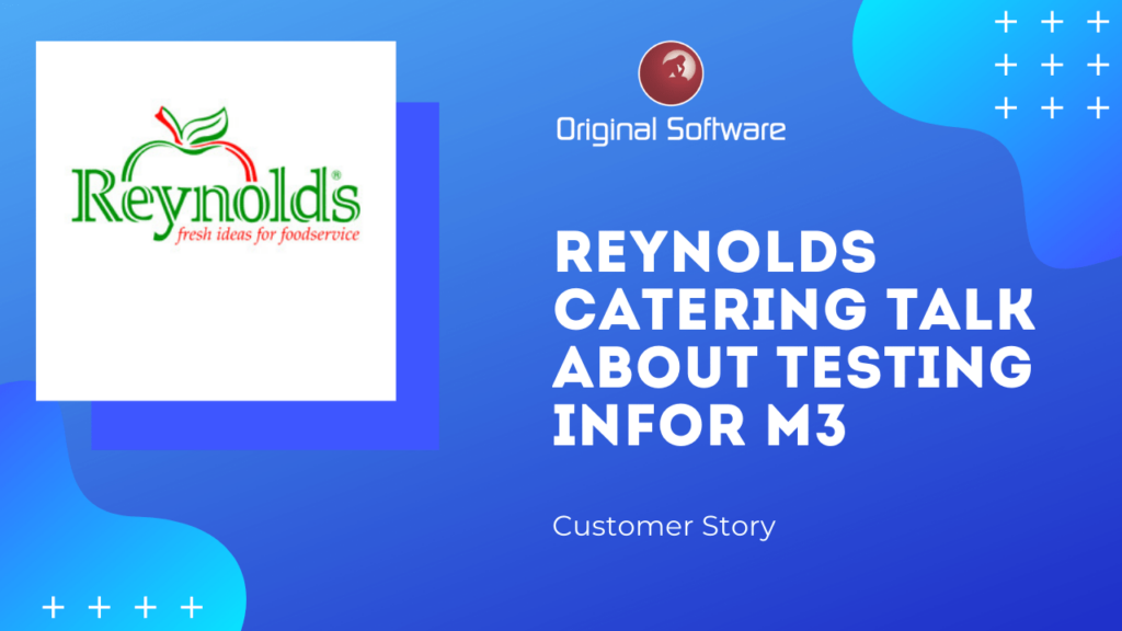 Reynolds Catering talk about testing Infor M3