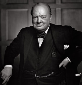 Image of Winston Churchill as a reference to his quote this is not the end applied to how SAP upgrade projects are not the end but probably the end of the beginning